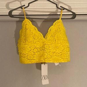 Yellow Zara Bralette